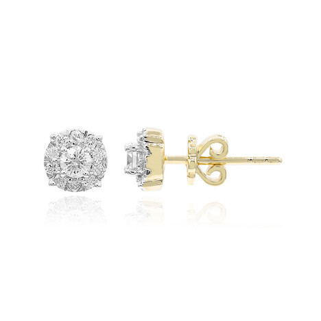 Boucles d'oreilles en or et Diamant SI1 (G) (Annette)