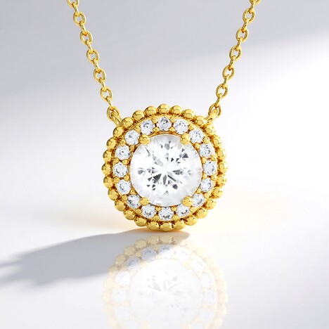 Collana in argento con Zircone (de Melo Essence)