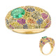 Anello in oro con Smeraldo Zambia (de Melo)