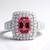 Anello in oro con Tormalina Rosa Brasiliana (CIRARI)