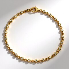 Bracciale in argento con Diamante Cioccolato I2