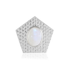 Rainbow Moonstone Silver Pendant