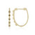 9K SI1 Champagne Diamond Gold Earrings