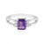 Sibirischer Amethyst-Silberring