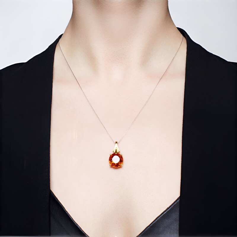 9K Sphalerite Gold Pendant