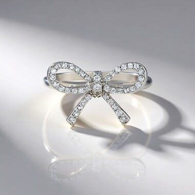 Anillo en plata con Topacio blanco