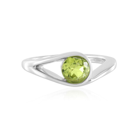Anello in argento con Peridoto