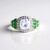 Bague en argent et Quartz bleu lunaire