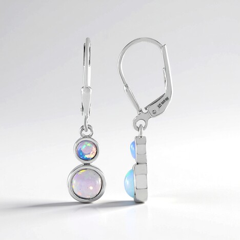 Orecchini in argento con Opale di Welo