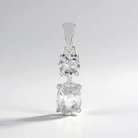 Ciondolo in argento con Zircone