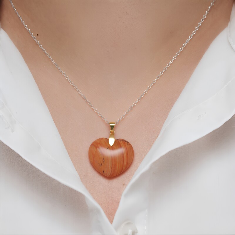 Landscape marble Silver Pendant