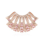 Nigerianischer Pinkfarbener Turmalin-Silberanhänger (SAELOCANA)