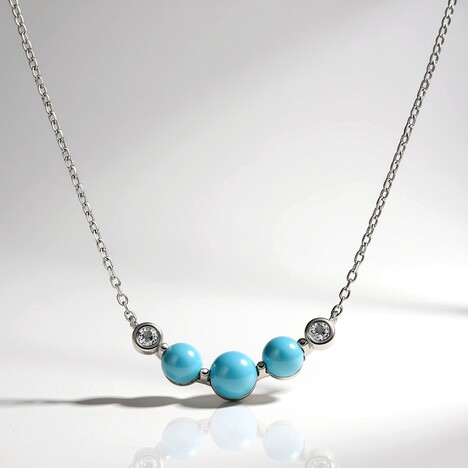 Collana in argento con Larimar