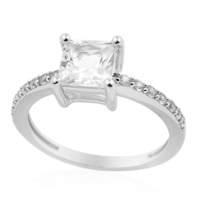 Bague en argent et Danburite