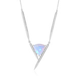 AAA Welo Opal Silver Necklace (de Melo Essence)