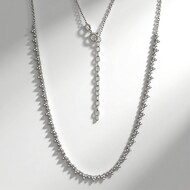 Collar en plata con Zircón (Adela Silber)