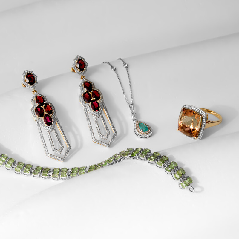 Bague en or et Tourmaline multicolore (AMAYANI)