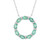 Collar en plata con Esmeralda de Colombia