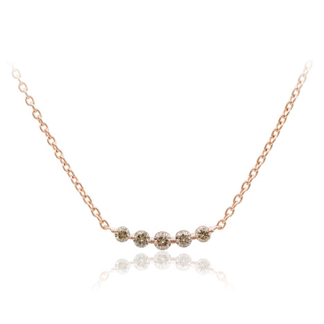 Collar en plata con Diamante rosa de Francia de Argyle VS1 (Annette)