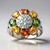 Anello in argento con Zaffiro Fancy