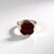 Anello in argento con Legno Fossile