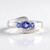 Anello in argento con Tanzanite