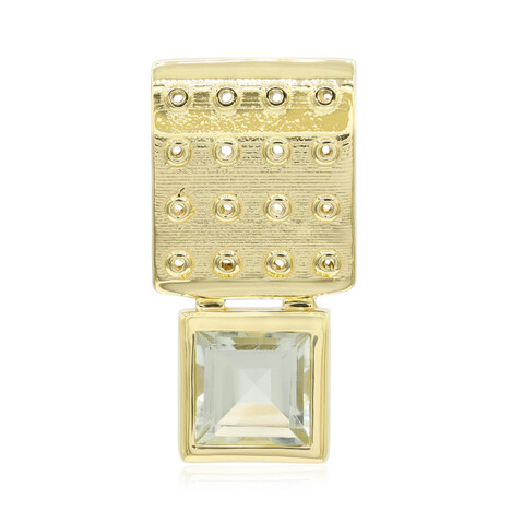 Ciondolo in argento con Ametista Verde (MONOSONO COLLECTION)