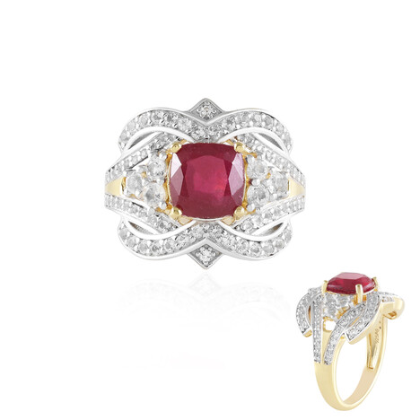 Madagascar Ruby Silver Ring