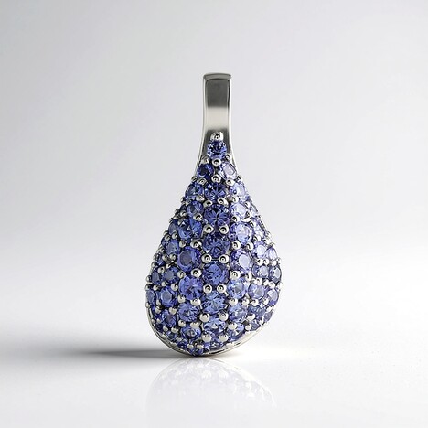 Ciondolo in oro con Tanzanite (KM by Juwelo)