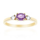 Anello in oro con Zaffiro Ceylon Porpora
