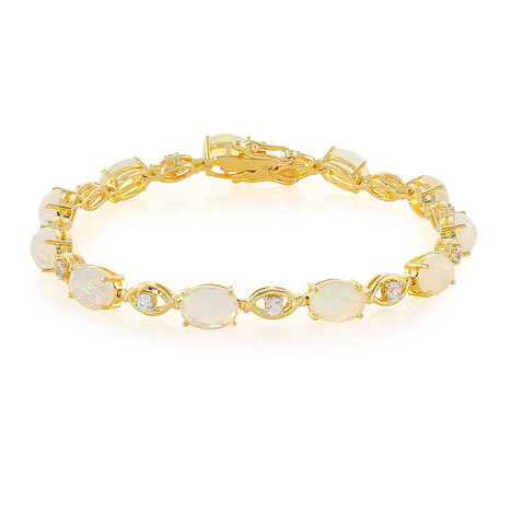 Zilveren armband met Welo-opalen