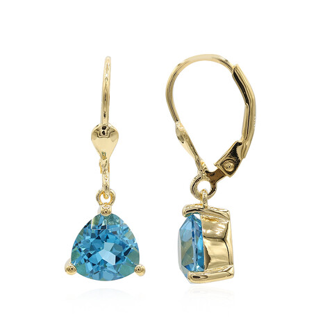 Zilveren oorbellen met Marambaia-topaasstenen