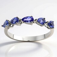 Bague en or et Tanzanite AAA (CIRARI)
