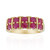 Burmese Ruby Silver Ring