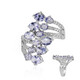 Anello in argento con Tanzanite