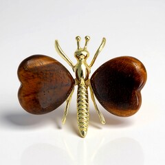 Figura in ottone con Occhio di Tigre