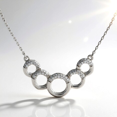Collana in argento con Zircone