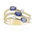 14K Ceylon Blue Sapphire Gold Ring (CIRARI)