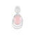 Ciondolo in argento con Opale Rosa (MONOSONO COLLECTION)
