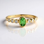 Anello in argento con Lemshuku Tsavorite