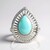 Anello in argento con Larimar (MONOSONO COLLECTION)
