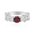 Madagascar Ruby Silver Ring