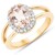 Anello in argento con Morganite