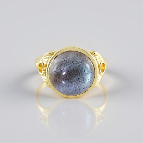 Anello in argento con Labradorite
