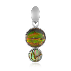 Edelstein-Silberanhänger