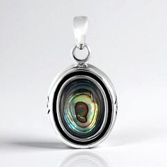 Ciondolo in argento con Conchiglia Abalone (Art of Nature)