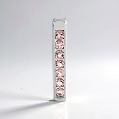 Ciondolo in argento con Tormalina Rosa (MONOSONO COLLECTION)