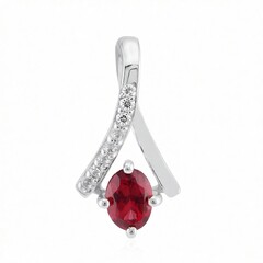 9K Songea Ruby Gold Pendant