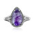 Chevron-Amethyst-Silberring