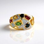 Bague en argent et Tourmaline rose du Brésil  (Ornaments by de Melo)